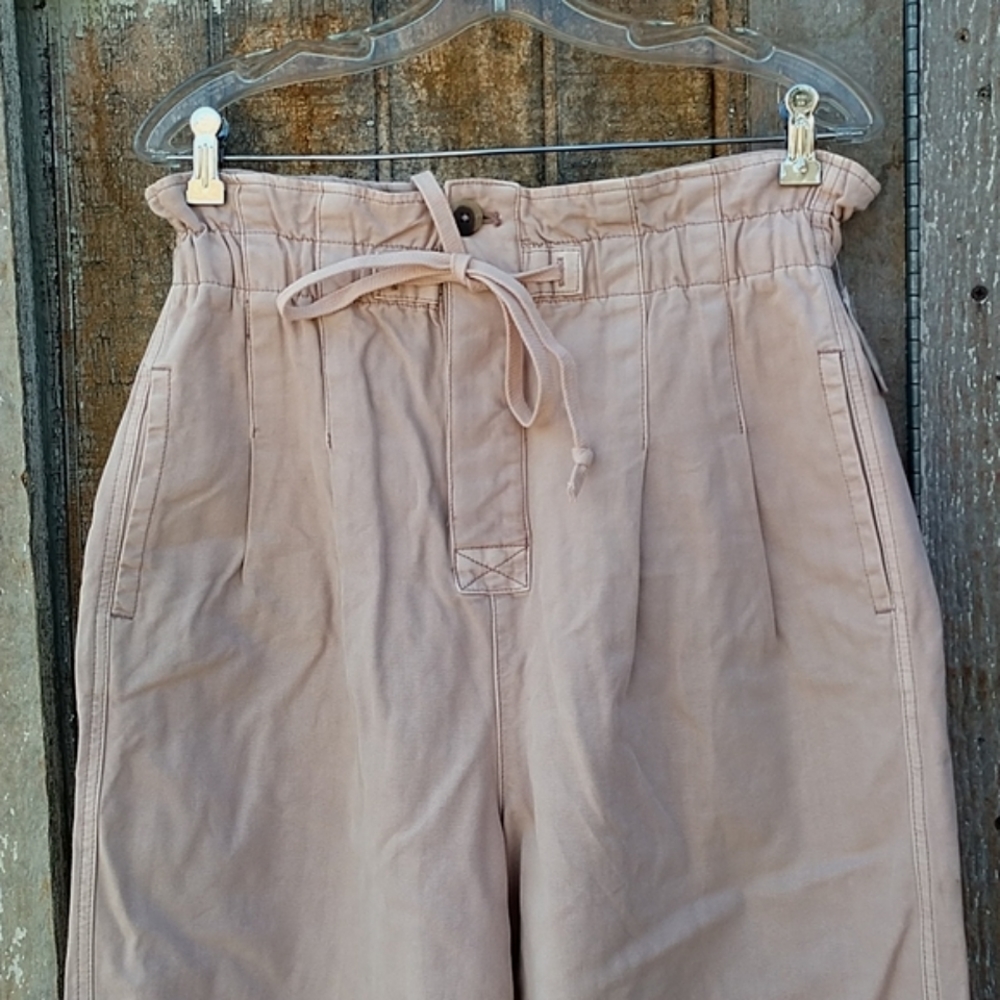 New Free People Margate pants pleated high rise trouser medium - Picture 6 of 13